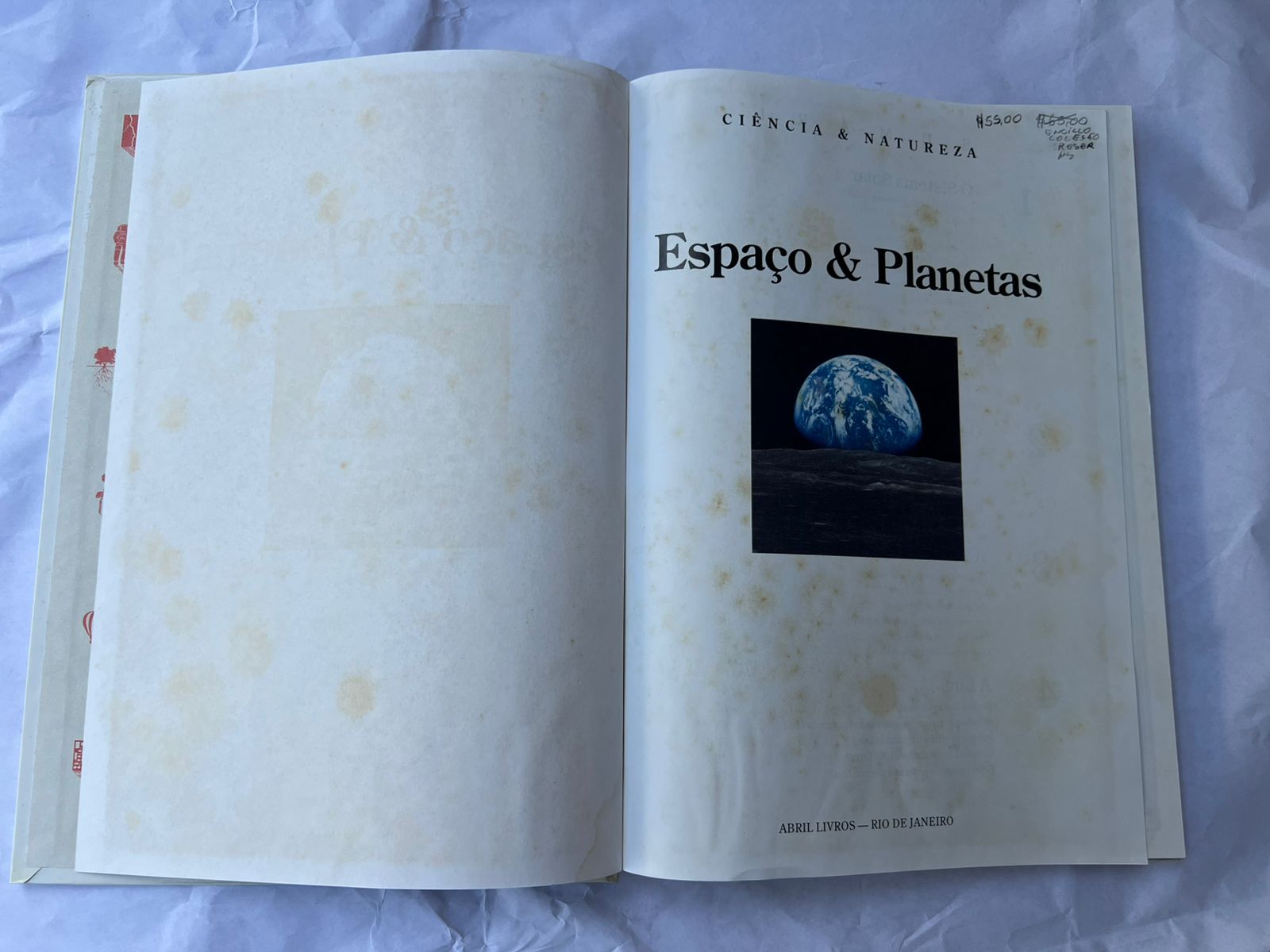 Livro Espaço E Planetas Ciência E Natureza Col Time Life (Usado)