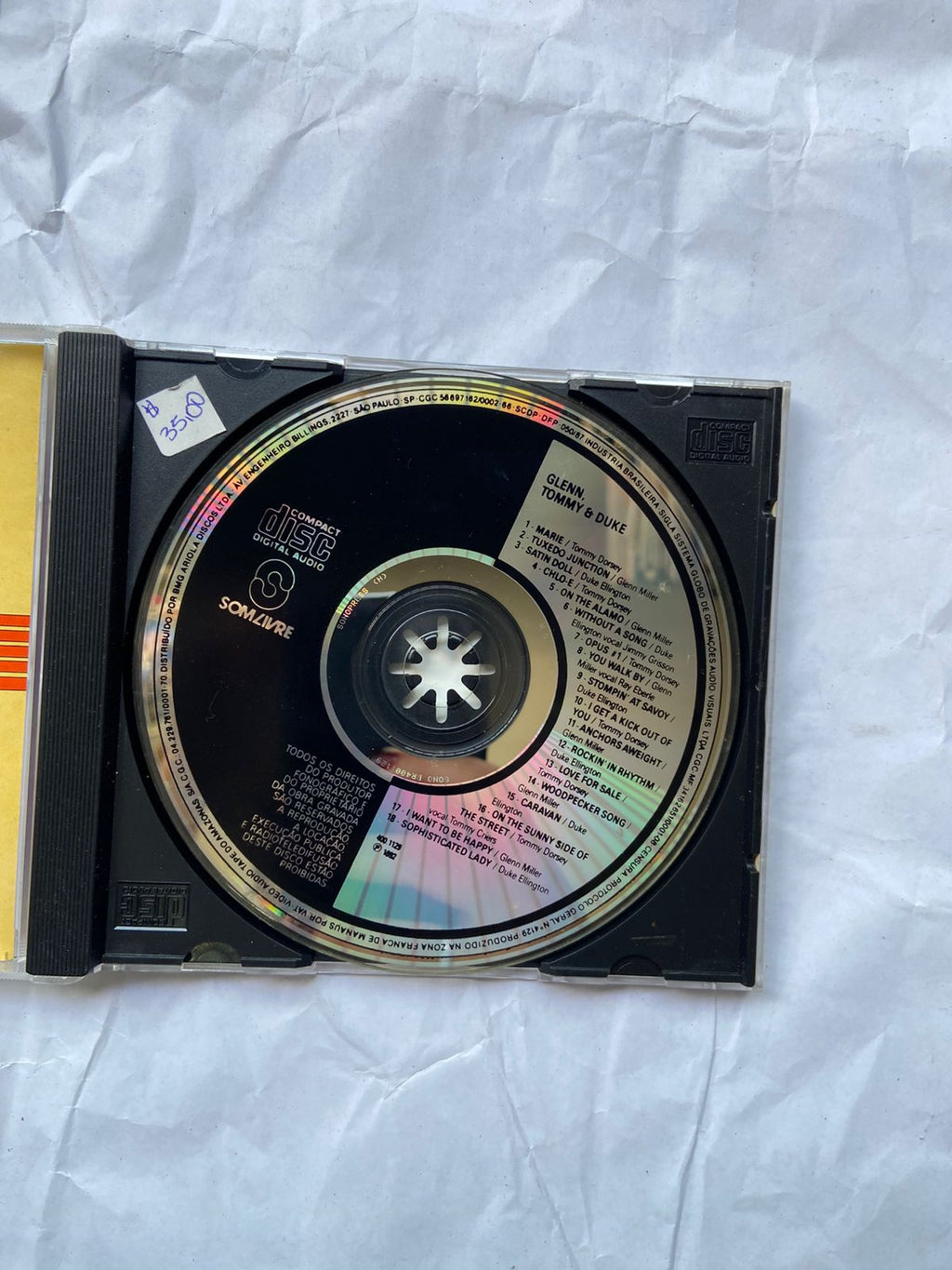 Cd Glenn Tommy E Duke 1982 (Usado)