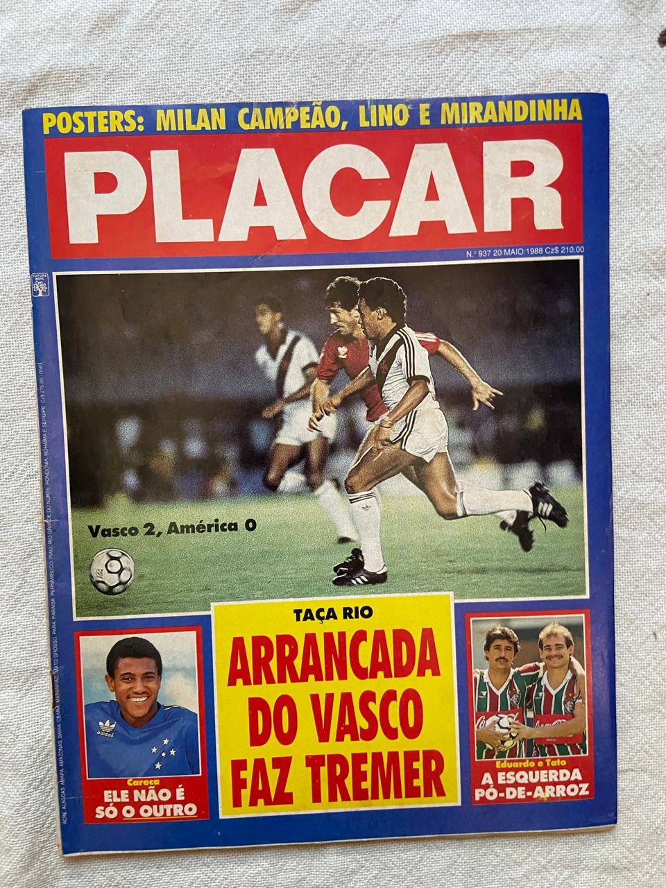 Revista Placar 20 Maio 1988 Número 937 (Usado)