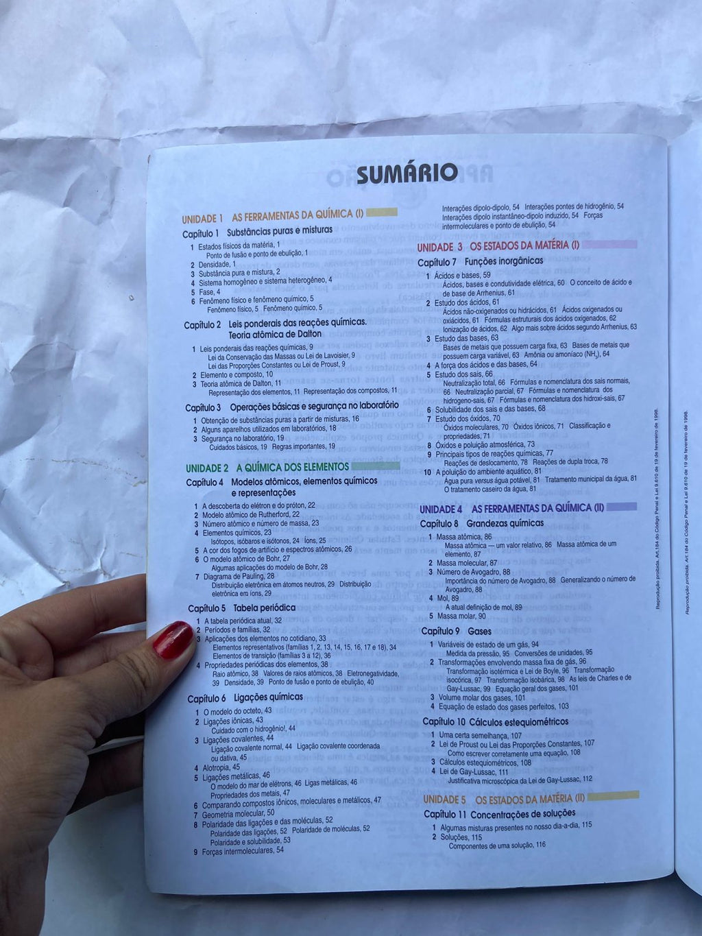 Livro Química Volume Único 1 Edição 2002 (Usado)