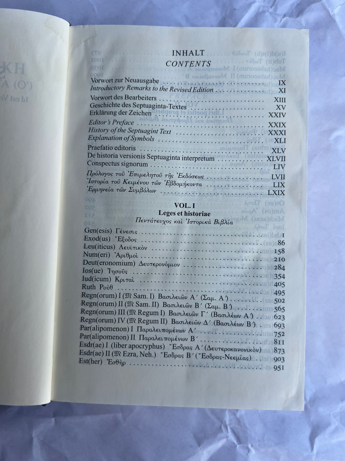 Bíblia Septuaginta Rahlfs Hanhart Editio Altera Grega 2006 (Usado)