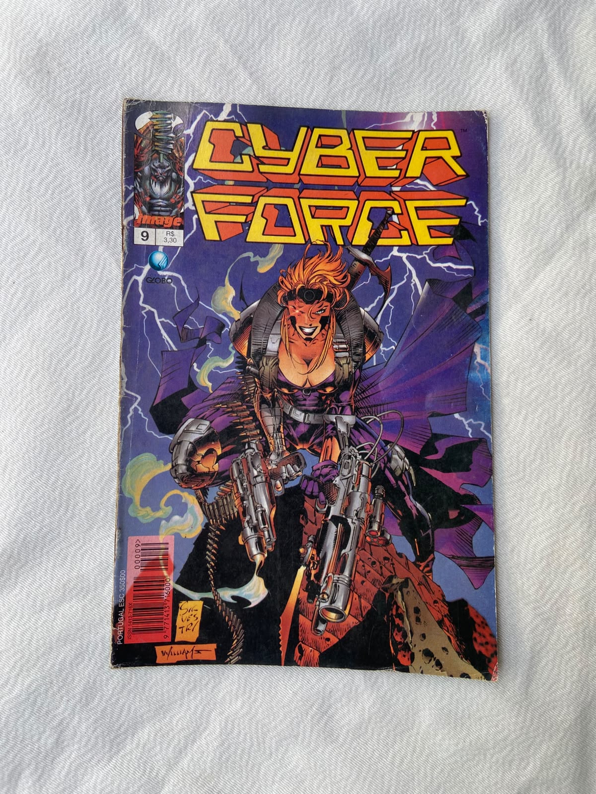 Gibi Cyber Force 9 Marc Silvestri Junho 1997 (Usado)