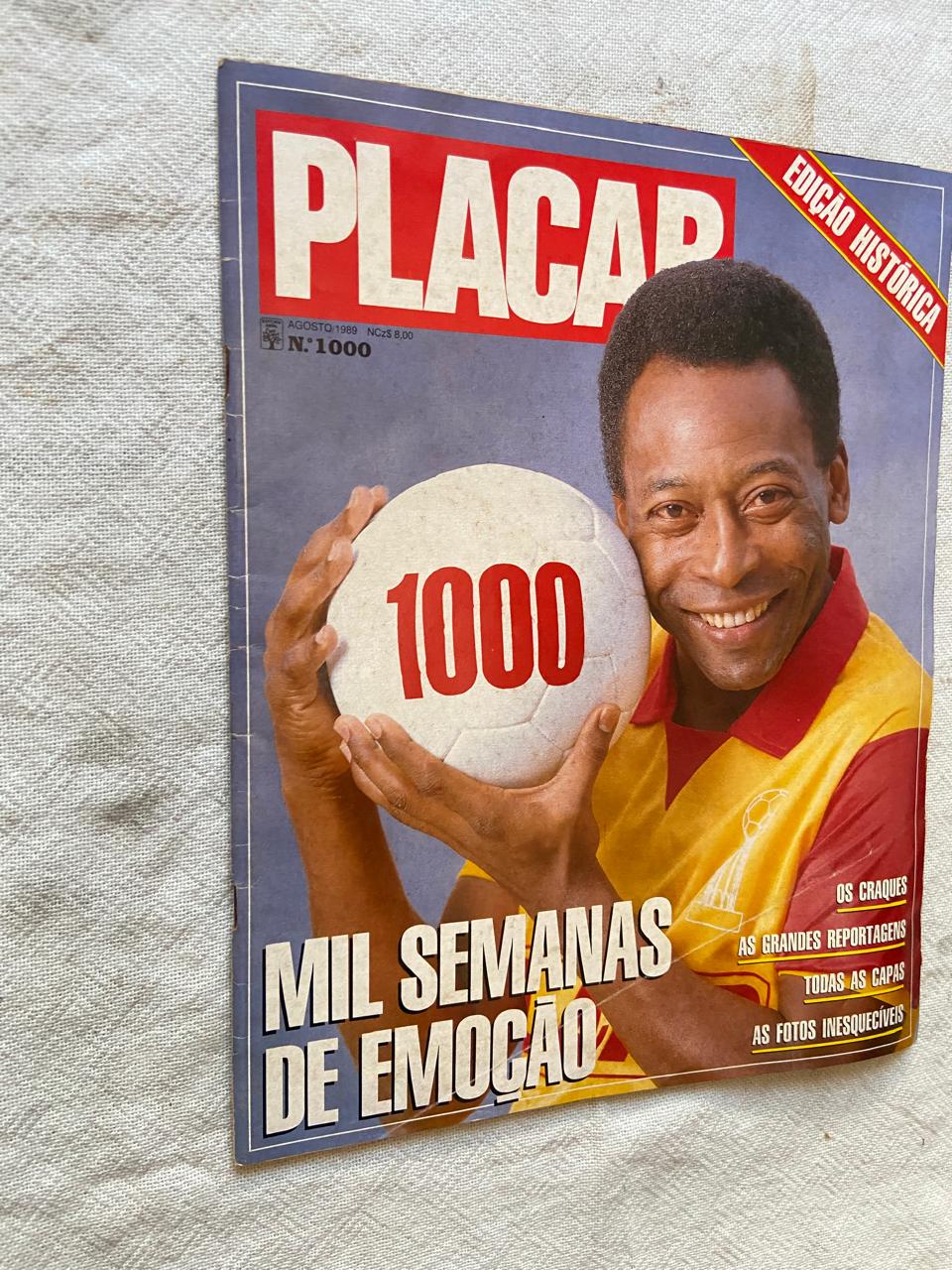 Revista Placar Edição Histórica Agosto De 1989 Número 1000 (Usado)