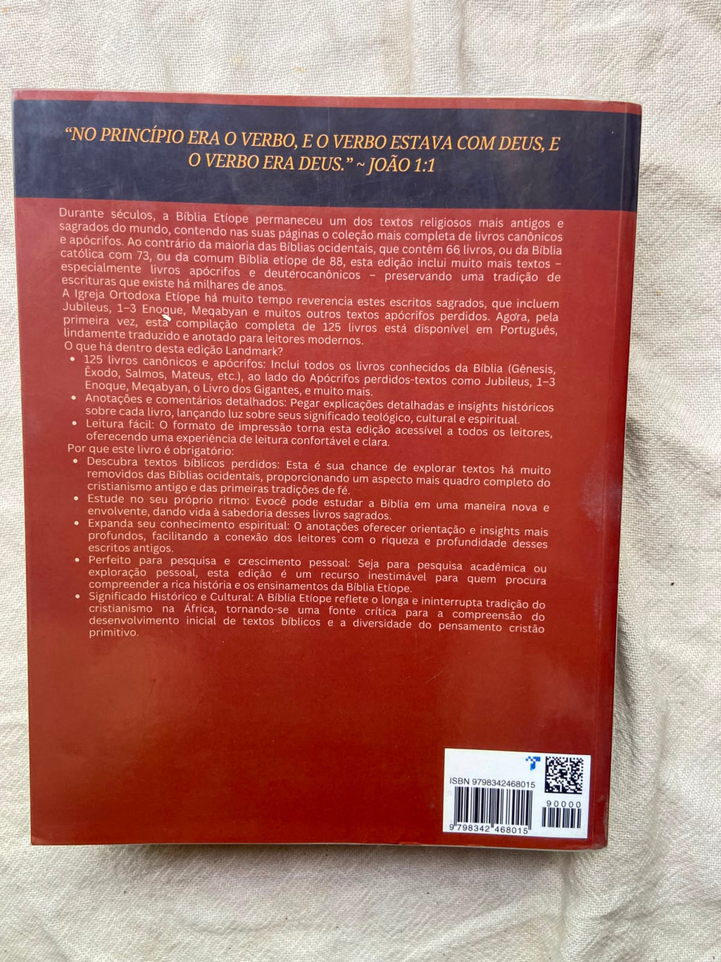 Livro Bíblia Etíope Livros Completos Em Português Apócrifos (Usado)