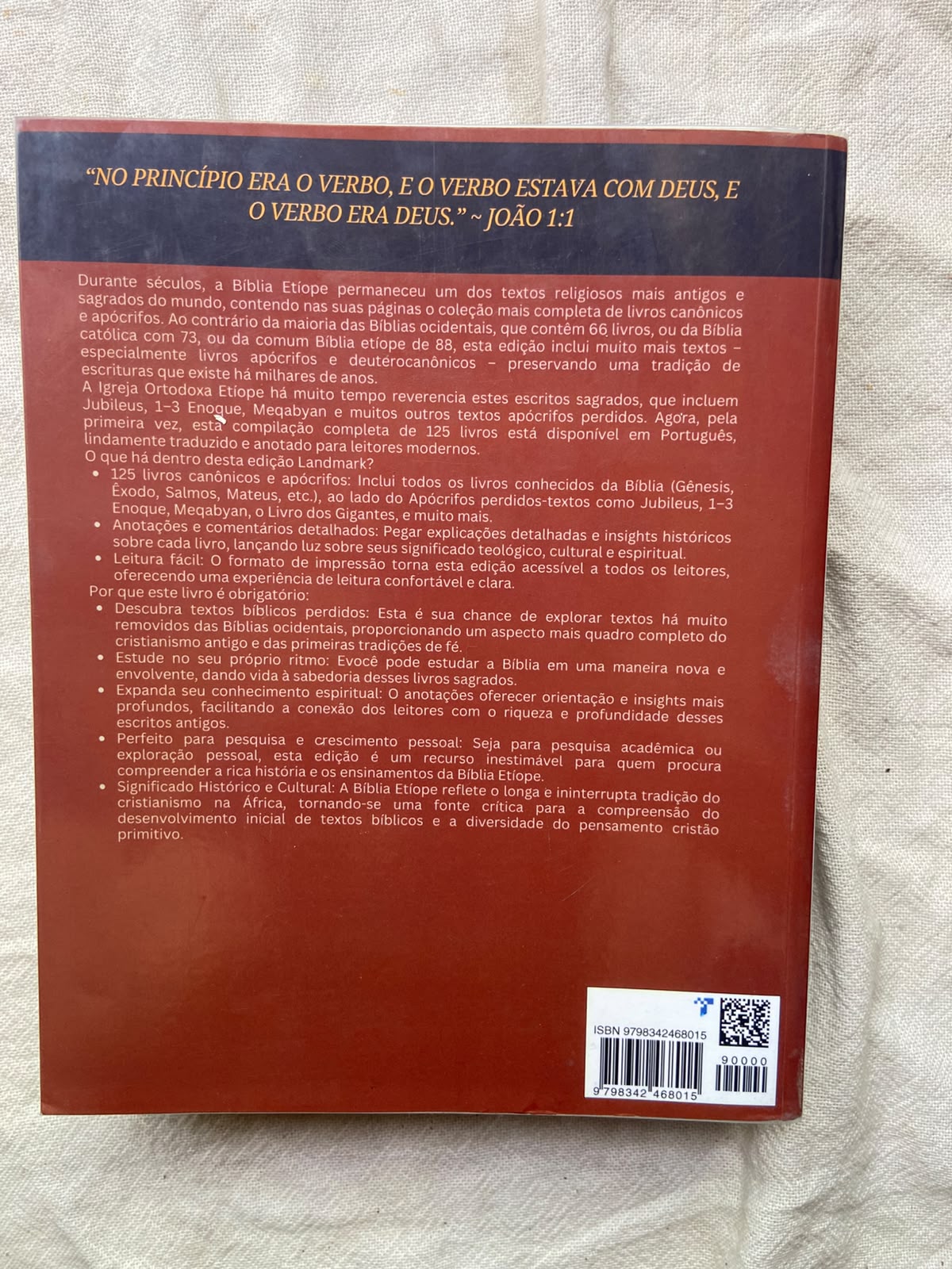 Livro Bíblia Etíope Livros Completos Em Português Apócrifos (Usado)