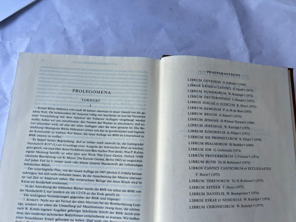 Bíblia Hebraica Stuttgartensia Deutsche Bibelgesellschaft (Usado)