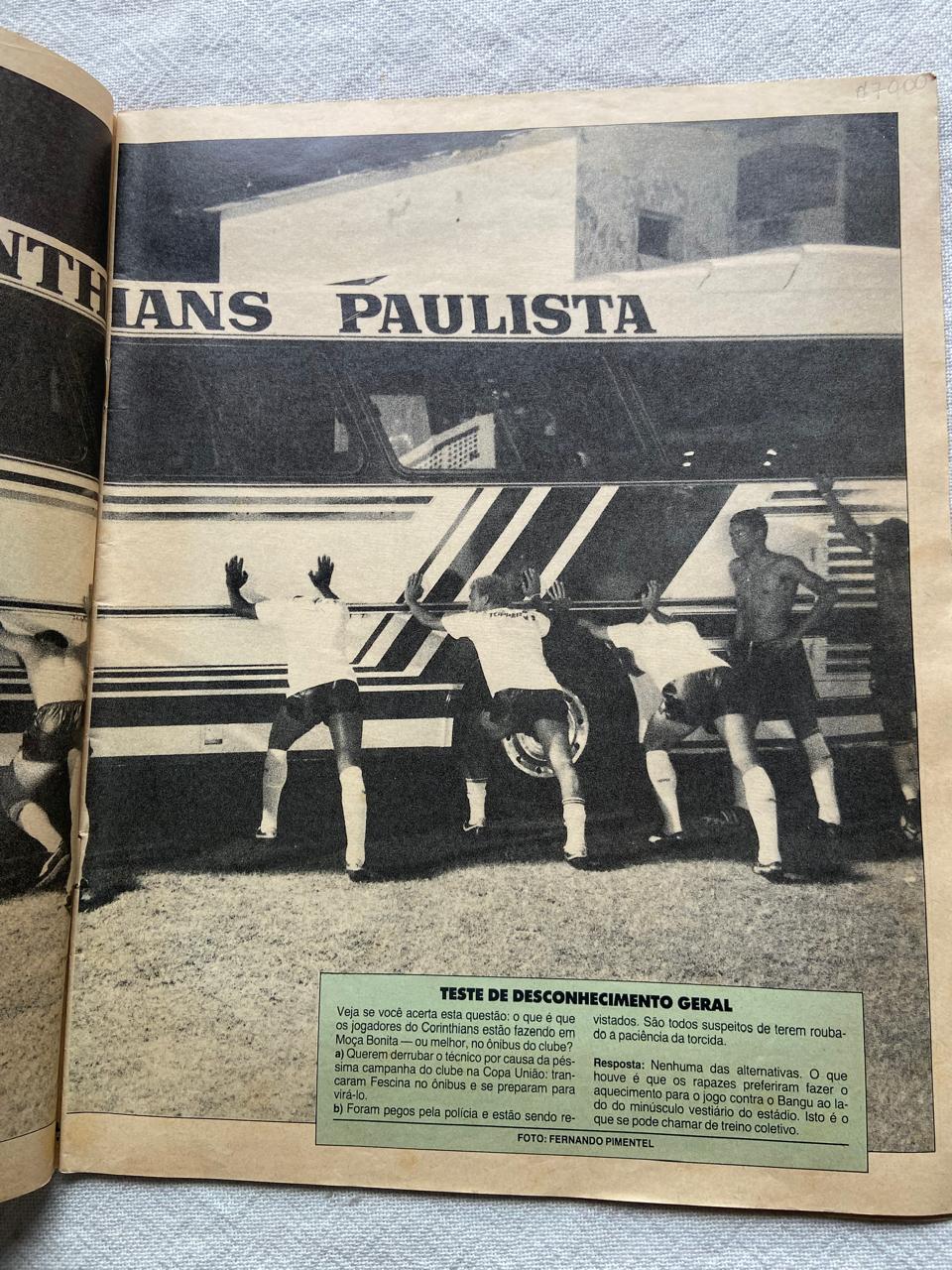 Revista Placar Mais  18 Novembro 1988 N 963 (Usado)