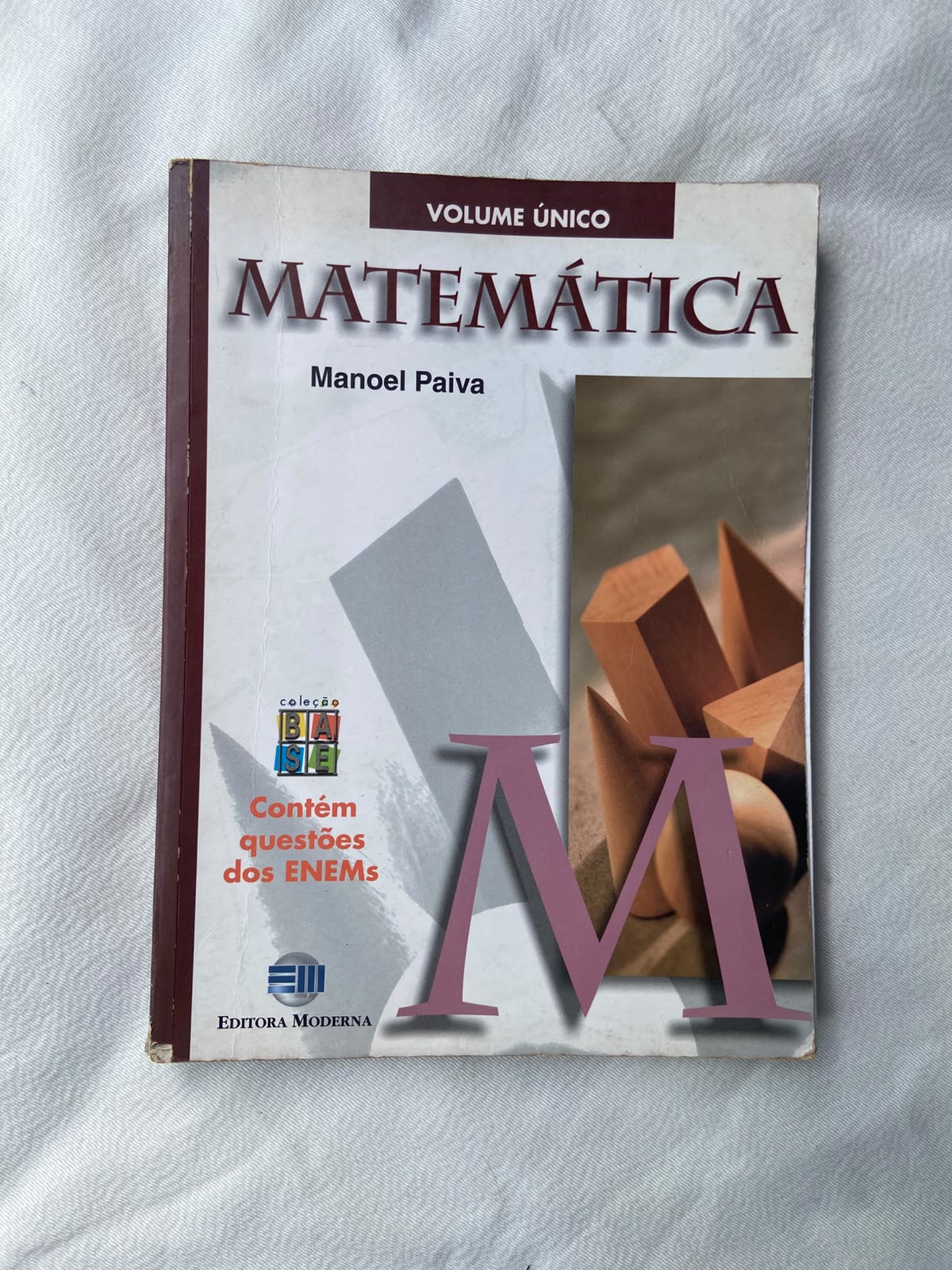 Livro Matemática Manoel Paiva Coleção Base Vol Único (Usado)