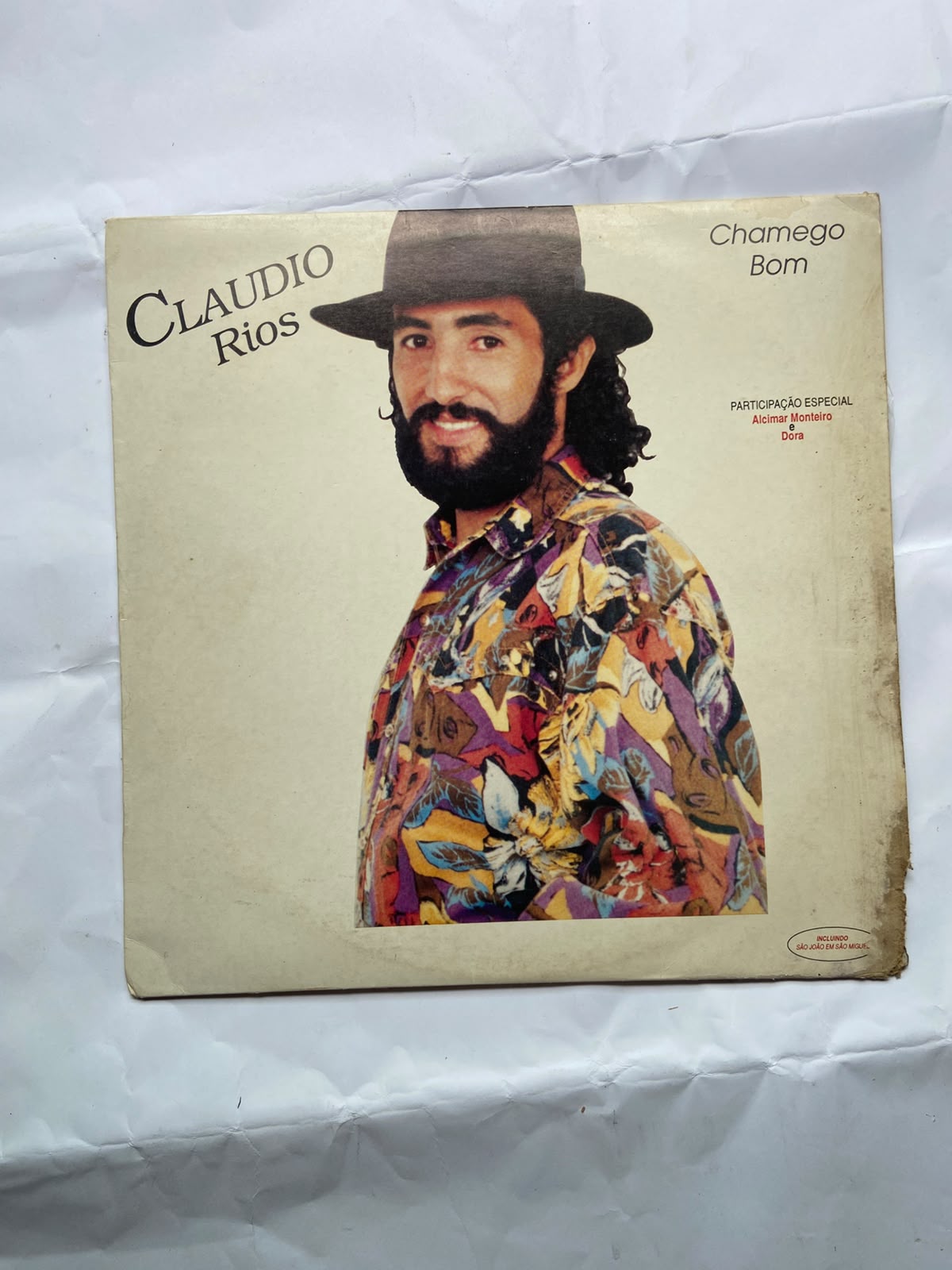 Lp Cláudio Rios Chamego Bom 1993 (Usado)