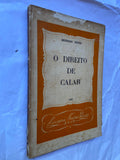 Livro O Direito De Calar 1960 (Usado)