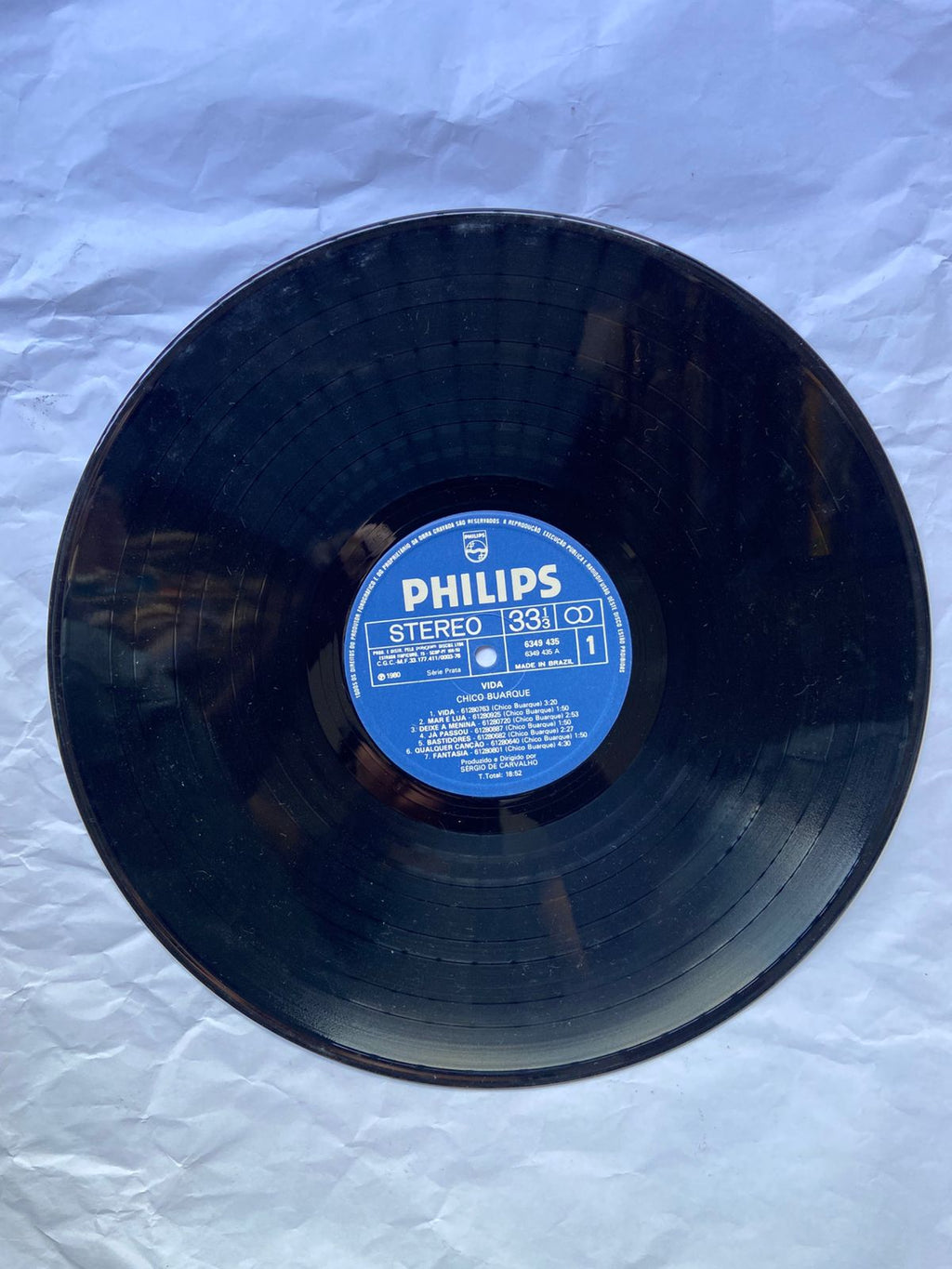 Lp Chico Buarque Vida 1980 (Usado)