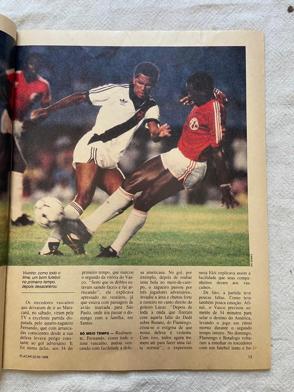 Revista Placar 20 Maio 1988 Número 937 (Usado)