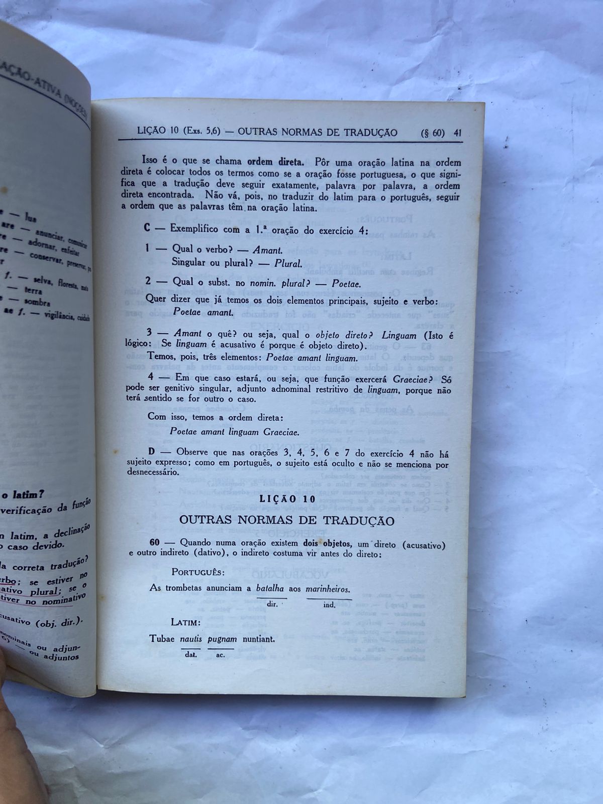 Livro Gramática Latina 24 Edição 1992 (Usado)