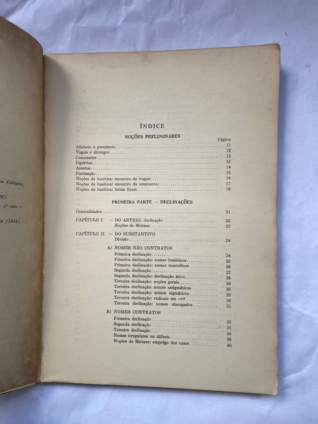 Livro Curso De Grego E Gramática 2 Edição Box 3 Vol 1957 (Usado)