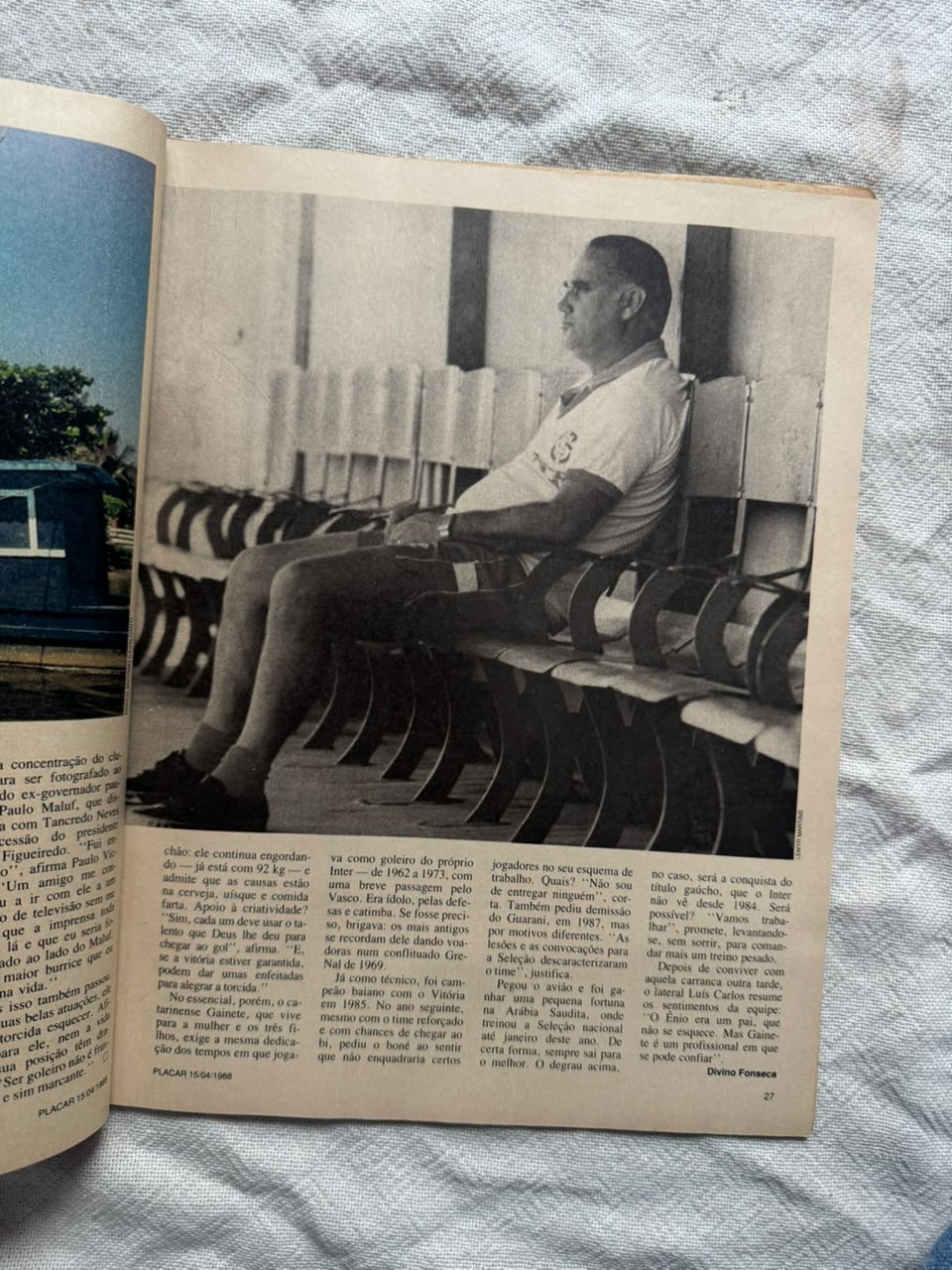 Revista Placar A Violência Precisa Acabar 15 Abril 1988 N932 (Usado)