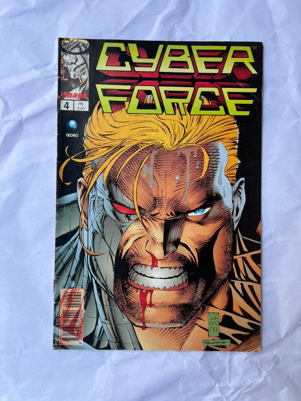 Gibi Cyber Force 4 Marc Silvestri Janeiro 1997 (Usado)