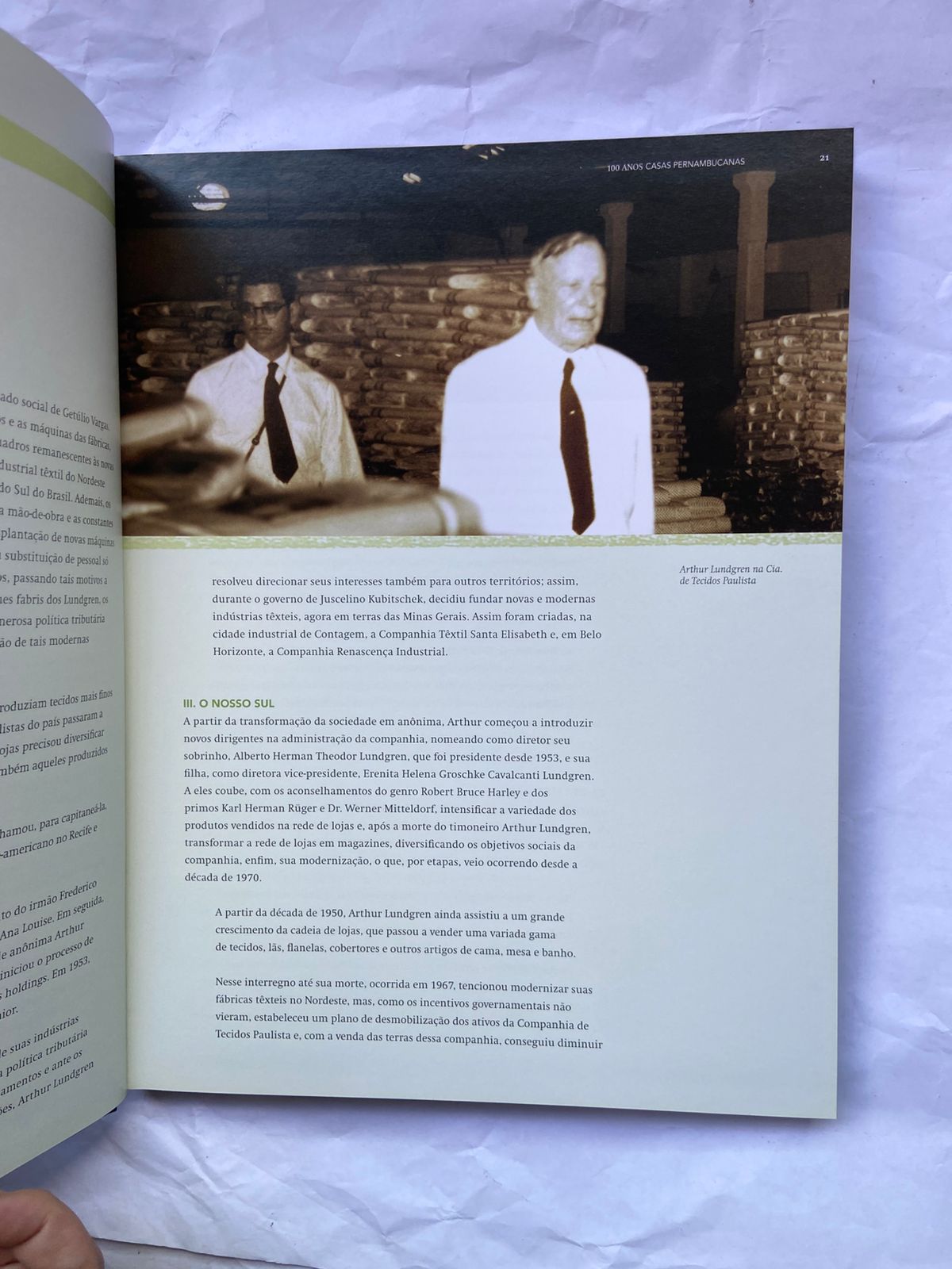 Livro 100 Anos Pernambucanas Com A Família Brasileira 2008 (Usado)