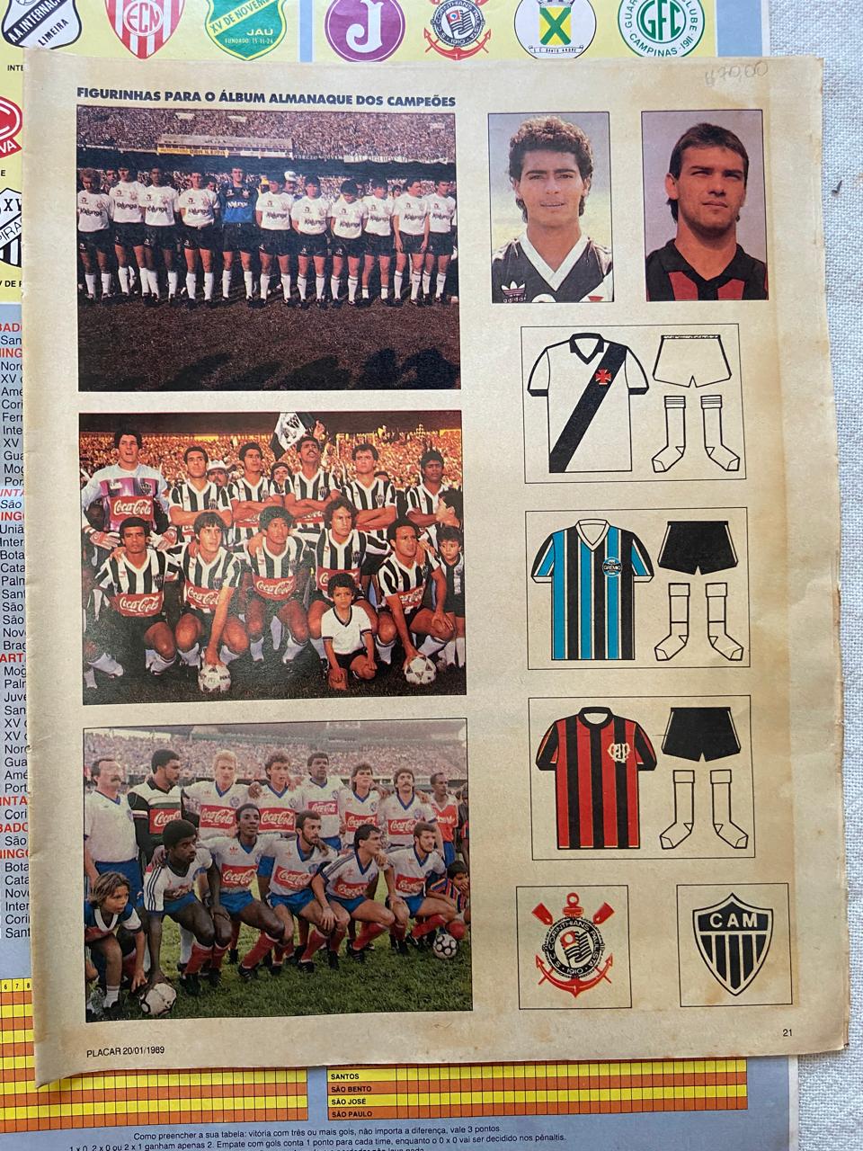 Revista Placar Mais 27 Janeiro 1989 Número 972 (Usado)
