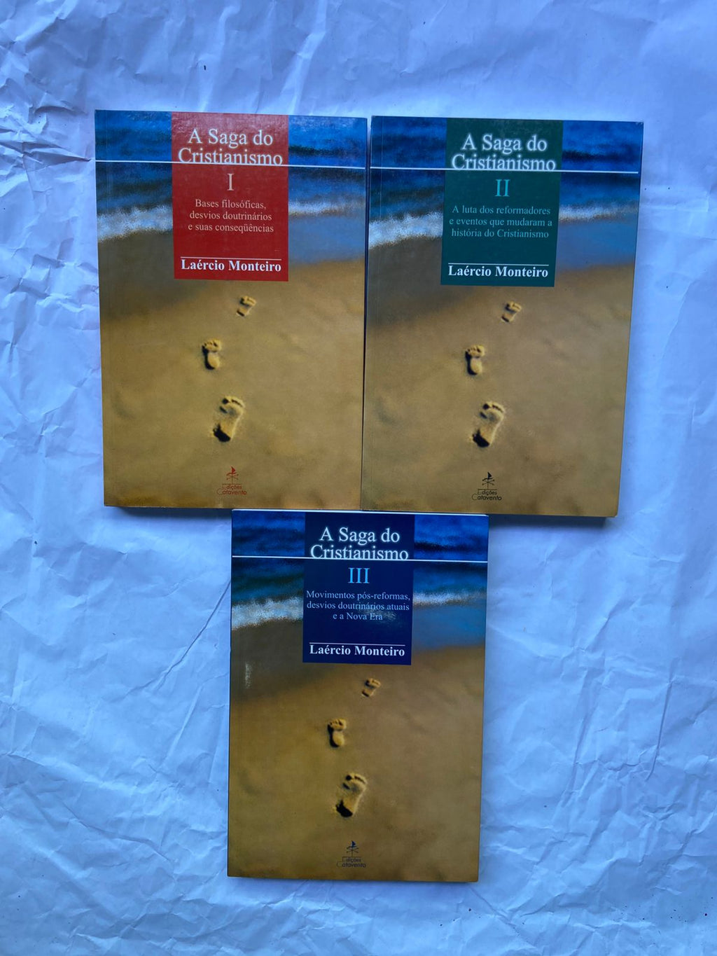 Livro A Saga Do Cristianismo Laercio Monteiro Box 3 Vol 2002 (Usado)