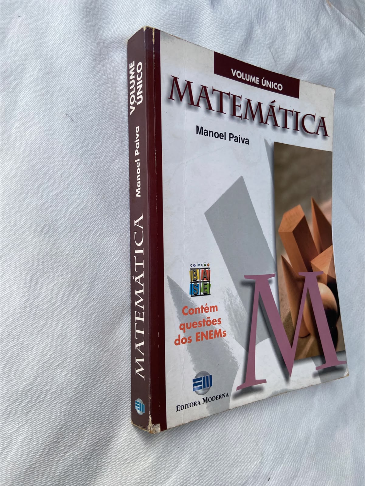 Livro Matemática Manoel Paiva Coleção Base Vol Único (Usado)