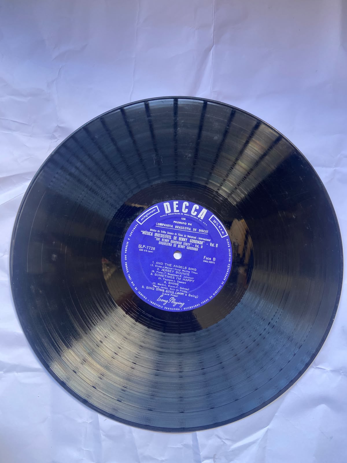 Lp The Benny Goodman Story Com Steve Allen E Donna Vol 2 (Usado)