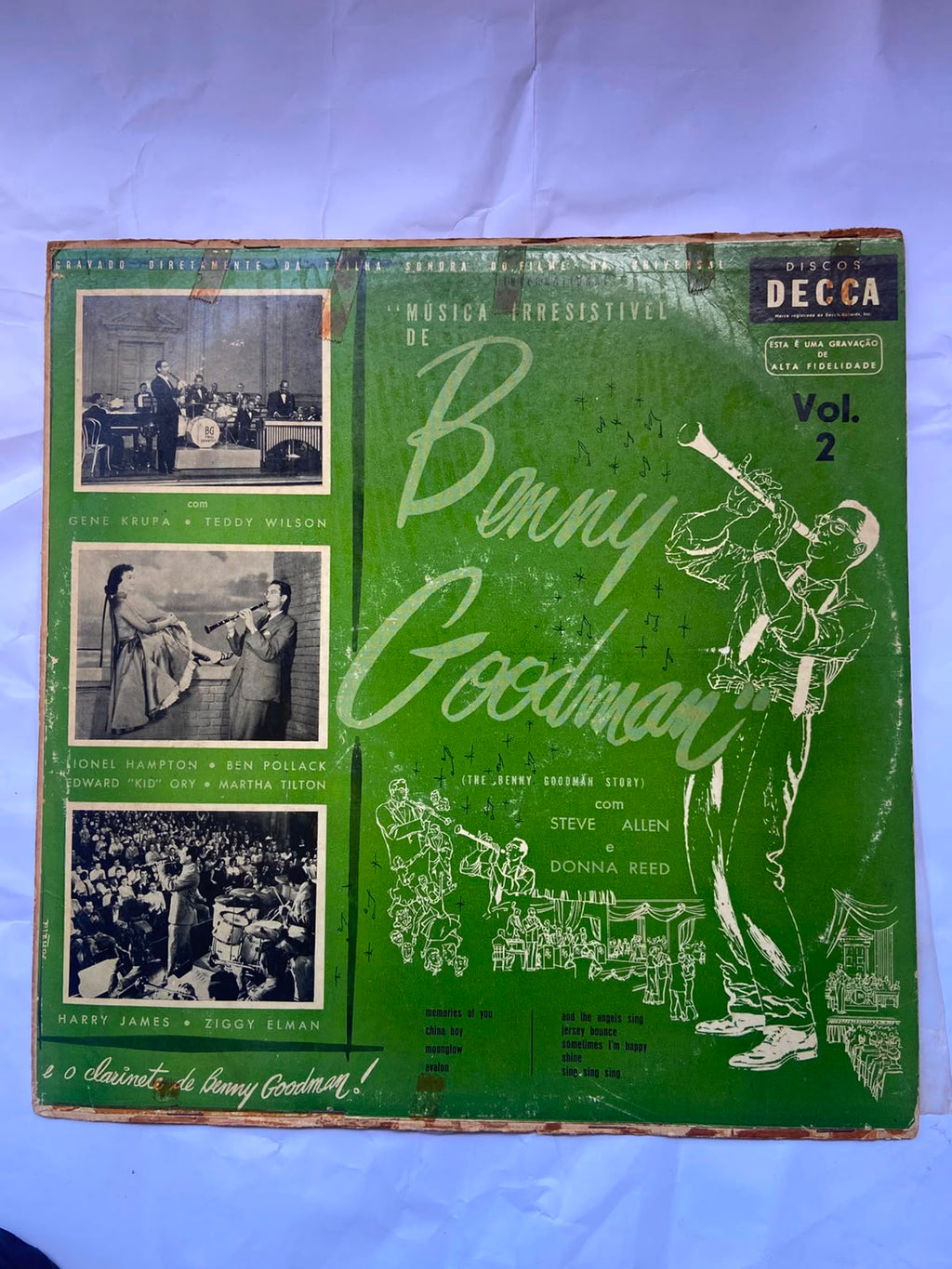 Lp The Benny Goodman Story Com Steve Allen E Donna Vol 2 (Usado)
