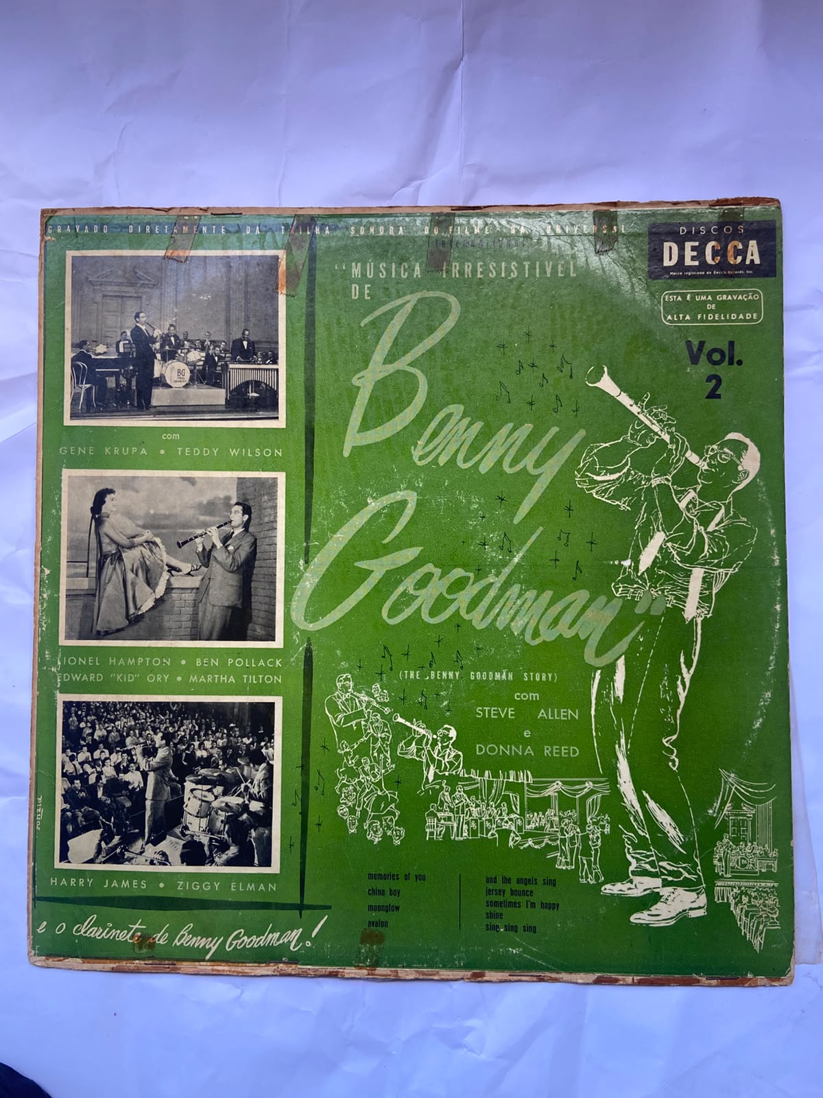 Lp The Benny Goodman Story Com Steve Allen E Donna Vol 2 (Usado)