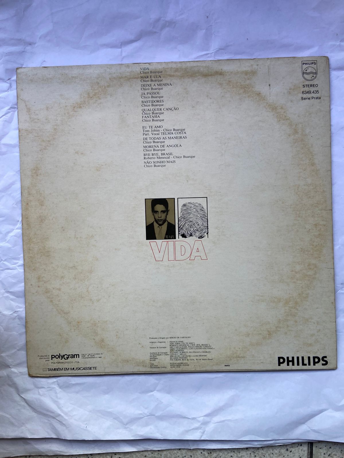 Lp Chico Buarque Vida 1980 (Usado)