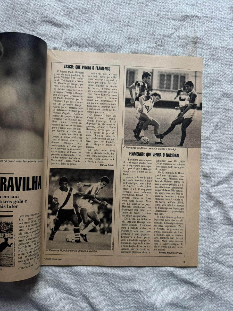 Revista Placar 6 De Maio De 1988 Número 935 (Usado)