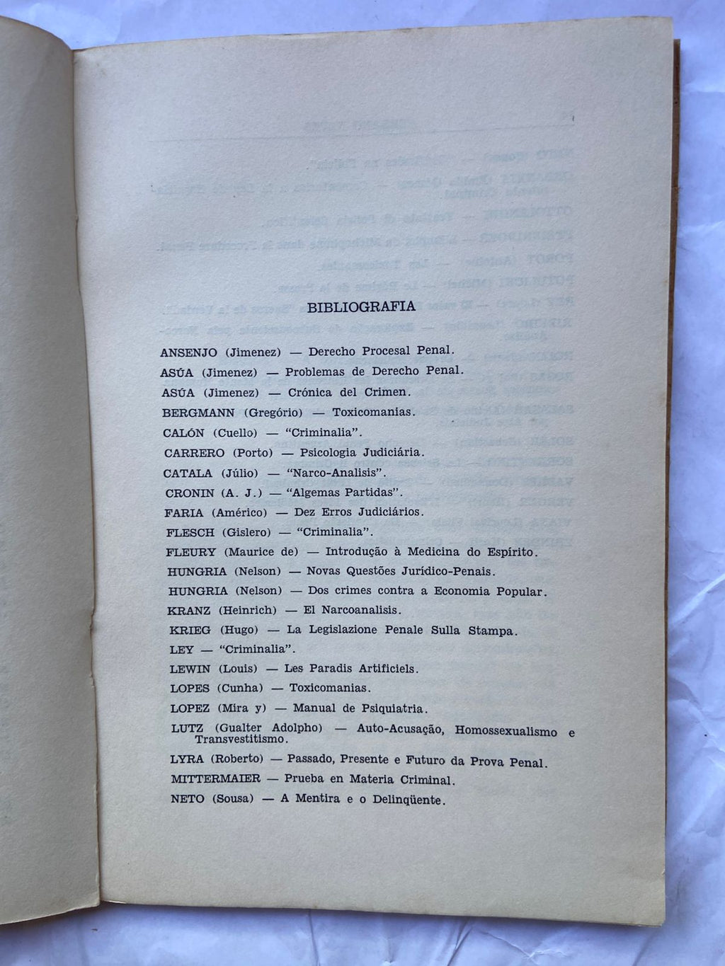 Livro O Direito De Calar 1960 (Usado)