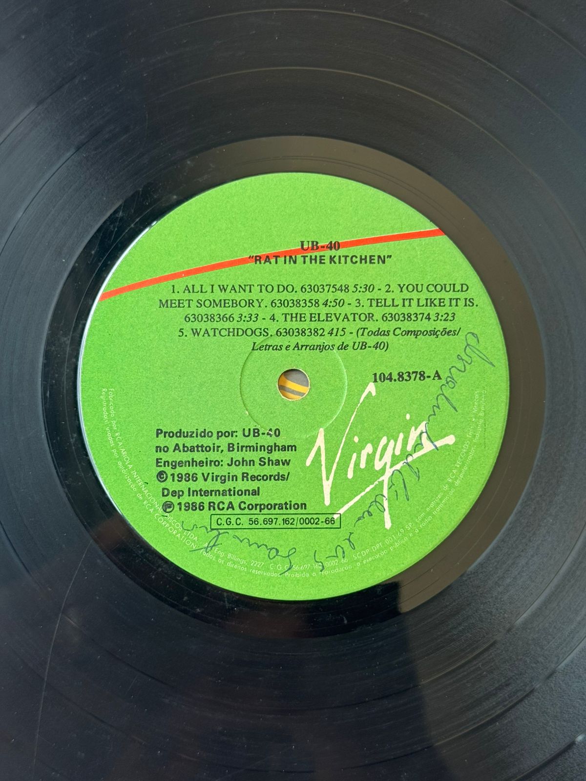 Lp Ub 40 Rat In The Kitchen 1986 (Usado)