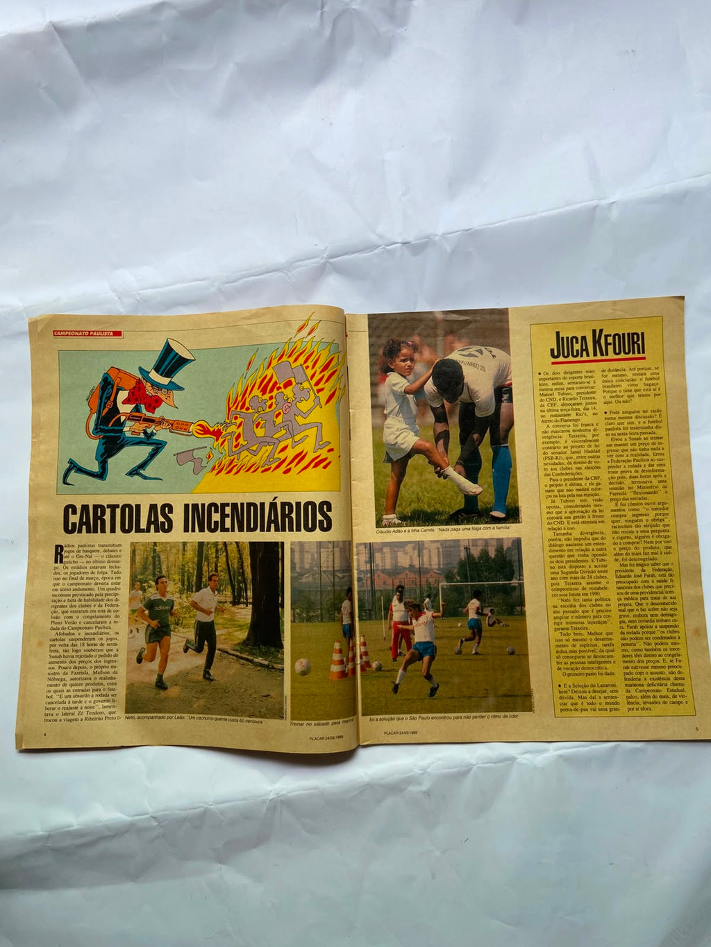Revista Placar Mais 24 Março De 1989 Número 980 (Usado)