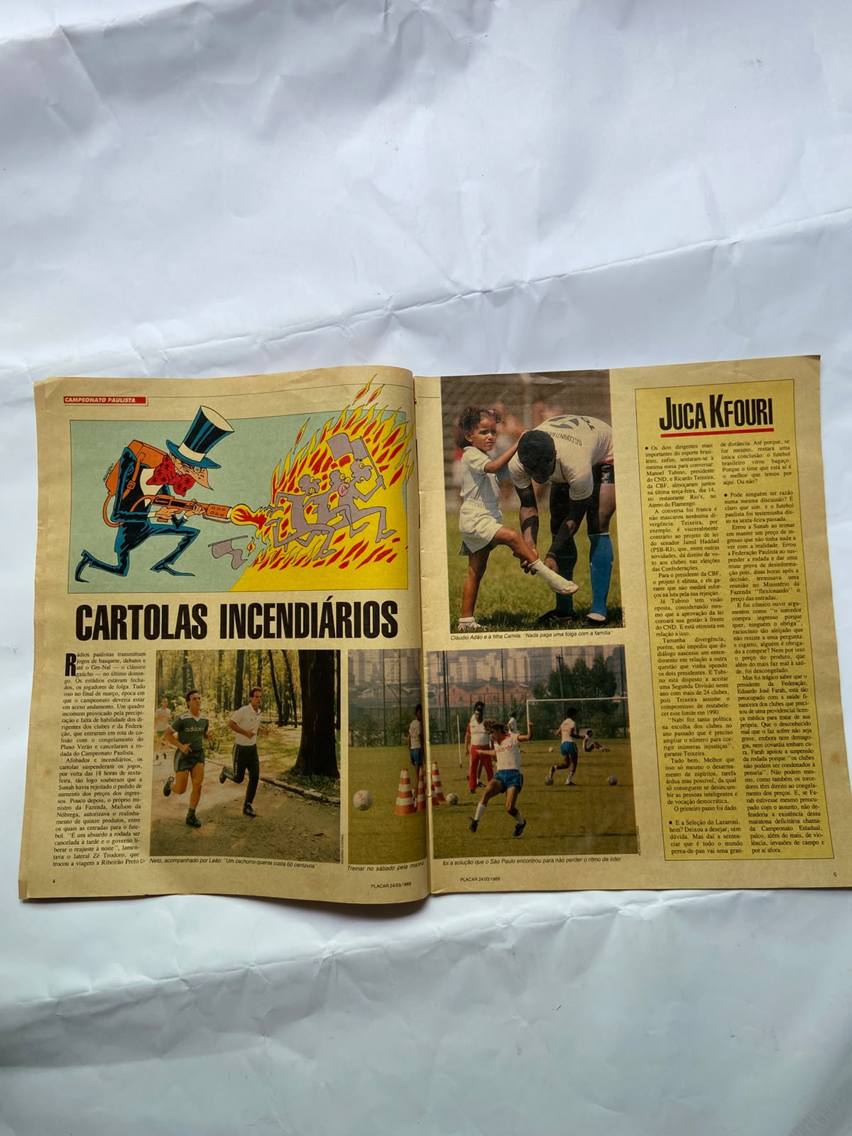 Revista Placar Mais 24 Março De 1989 Número 980 (Usado)