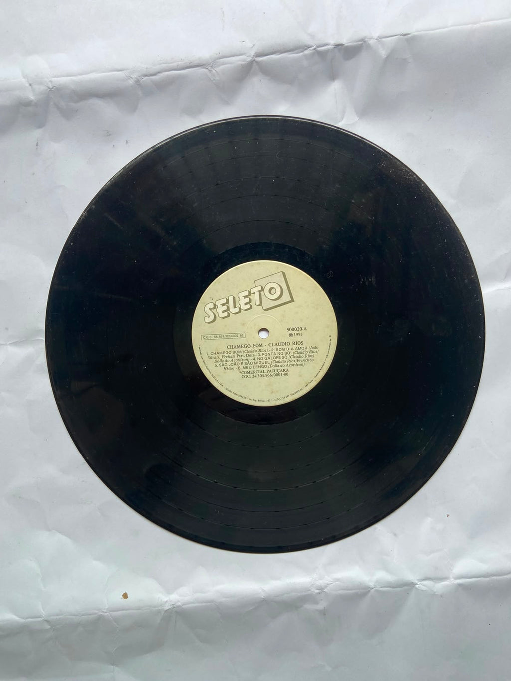 Lp Cláudio Rios Chamego Bom 1993 (Usado)