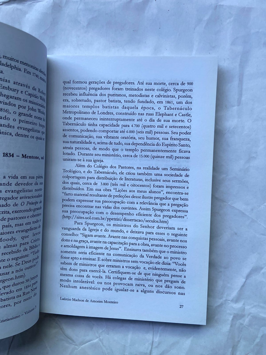 Livro A Saga Do Cristianismo Laercio Monteiro Box 3 Vol 2002 (Usado)