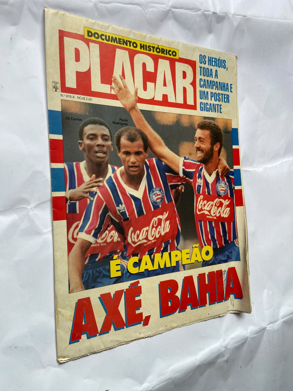 Revista Placar Documento Histórico Número 976 A (Usado)