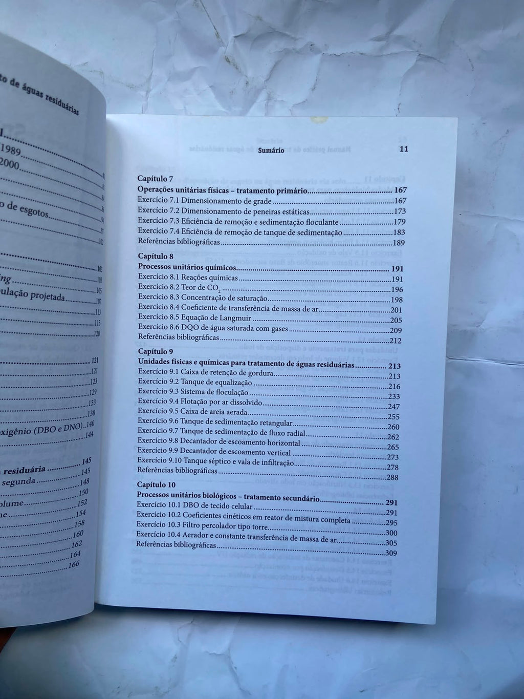 Livro Manual Prático De Tratamento De Água Residuarias 2008 (Usado)