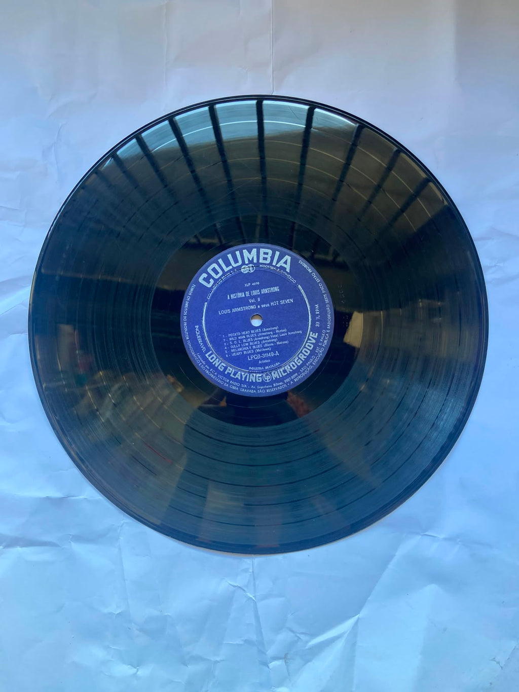 Lp Louis Armstrong E Seus Hot Seven Vol 2 (Usado)