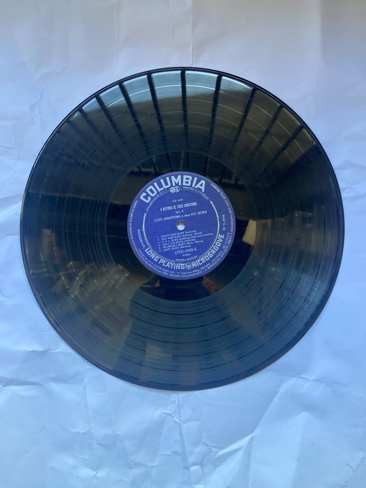 Lp Louis Armstrong E Seus Hot Seven Vol 2 (Usado)