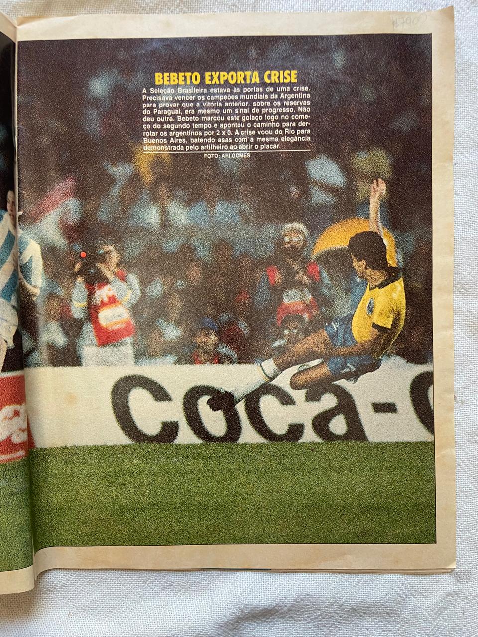 Revista Placar 21 De Julho 1989 Número 996 (Usado)