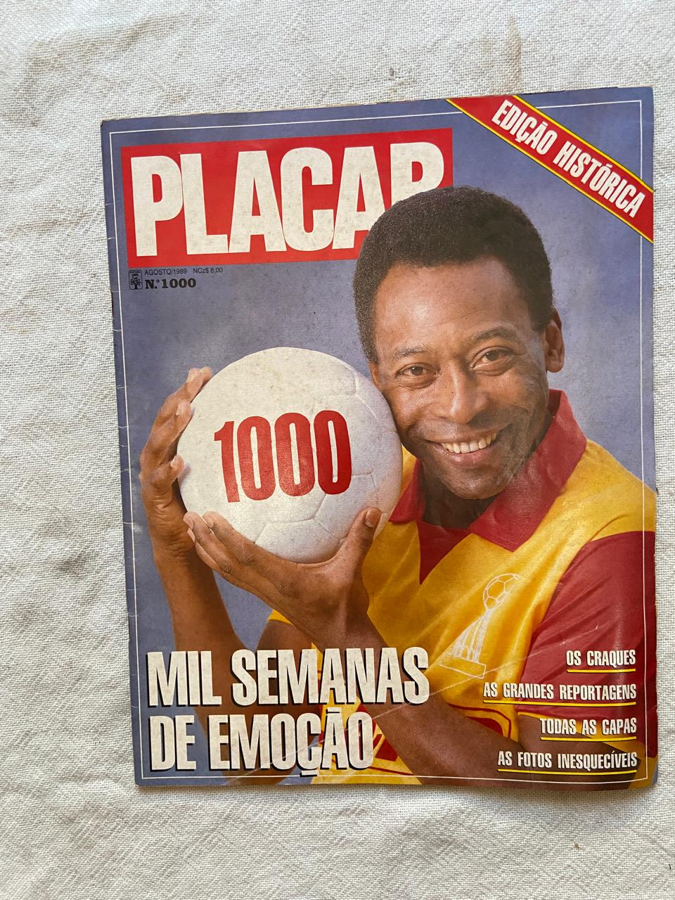 Revista Placar Edição Histórica Agosto De 1989 Número 1000 (Usado)