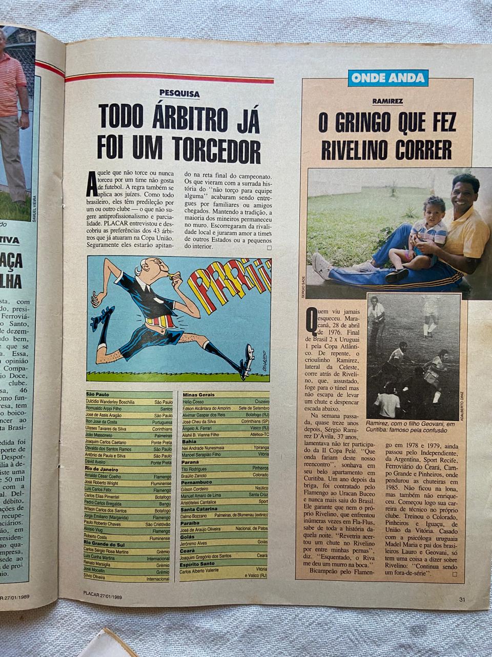 Revista Placar Mais 27 Janeiro 1989 Número 972 (Usado)