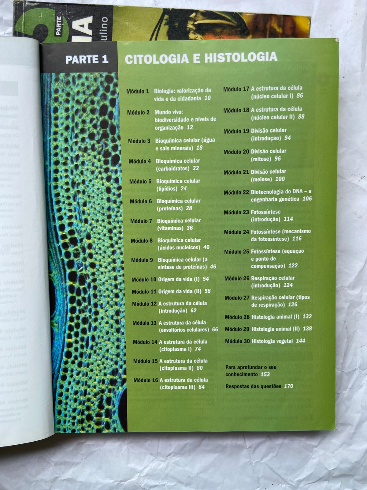 Livro Biologia Box 4 Vol Com Caderno De Revisão E Exercícios (Usado)