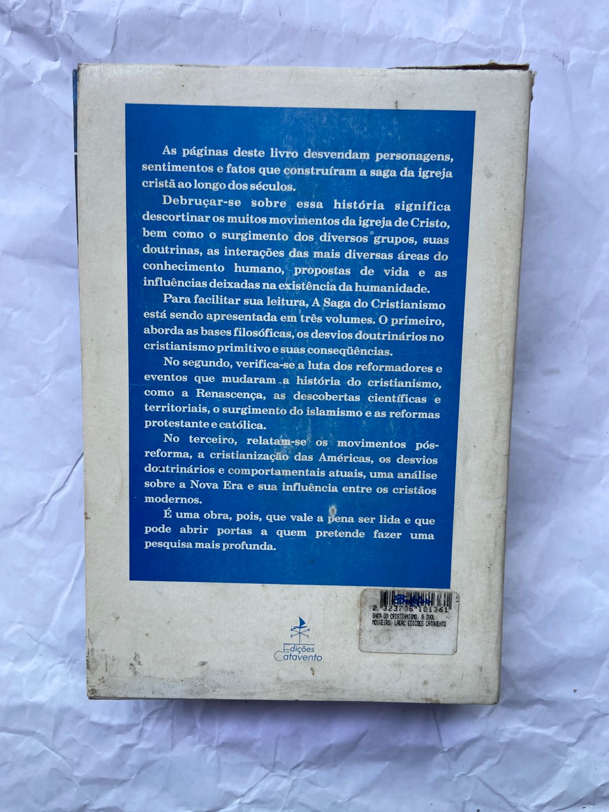 Livro A Saga Do Cristianismo Laercio Monteiro Box 3 Vol 2002 (Usado)