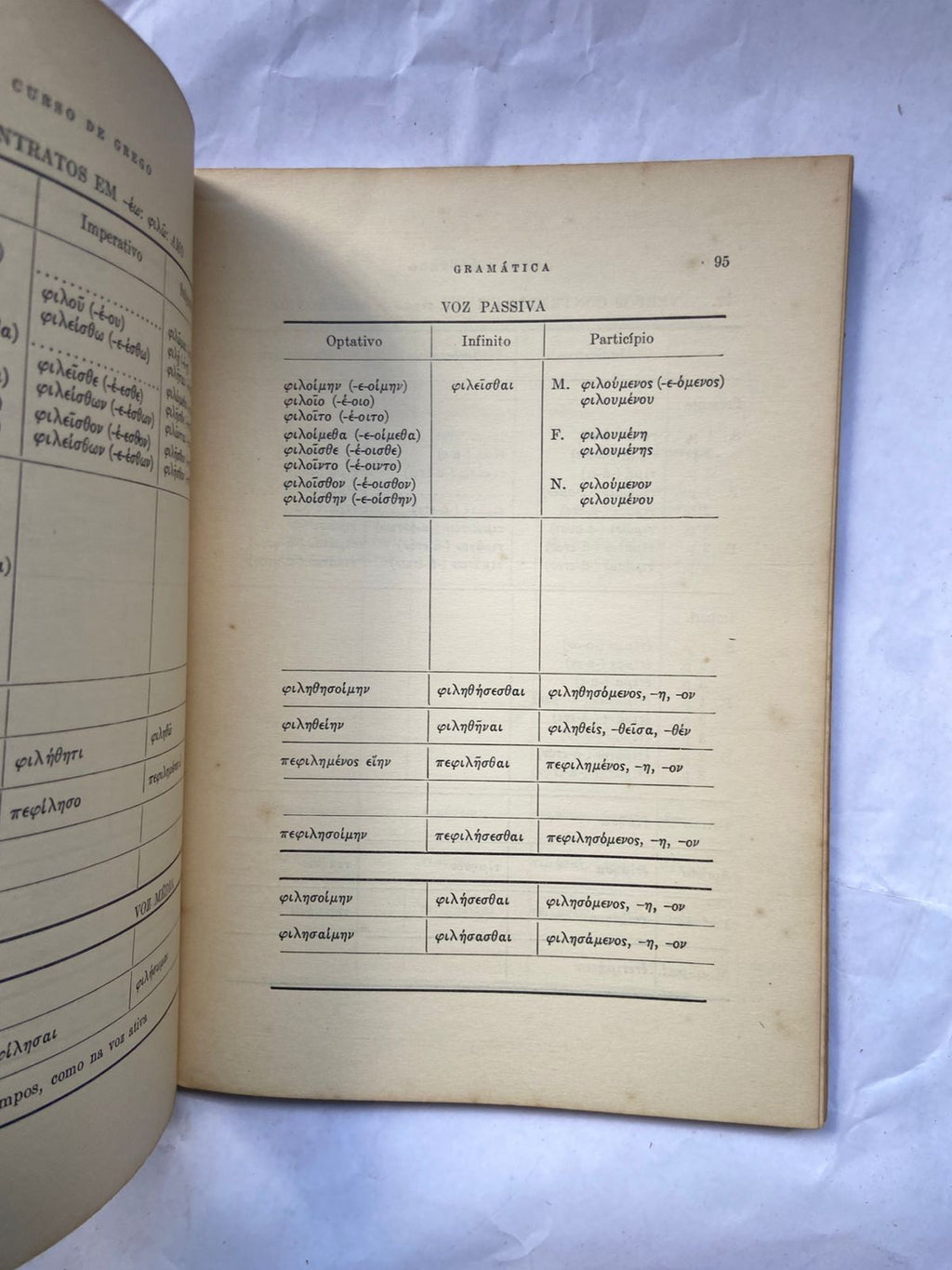 Livro Curso De Grego E Gramática 2 Edição Box 3 Vol 1957 (Usado)
