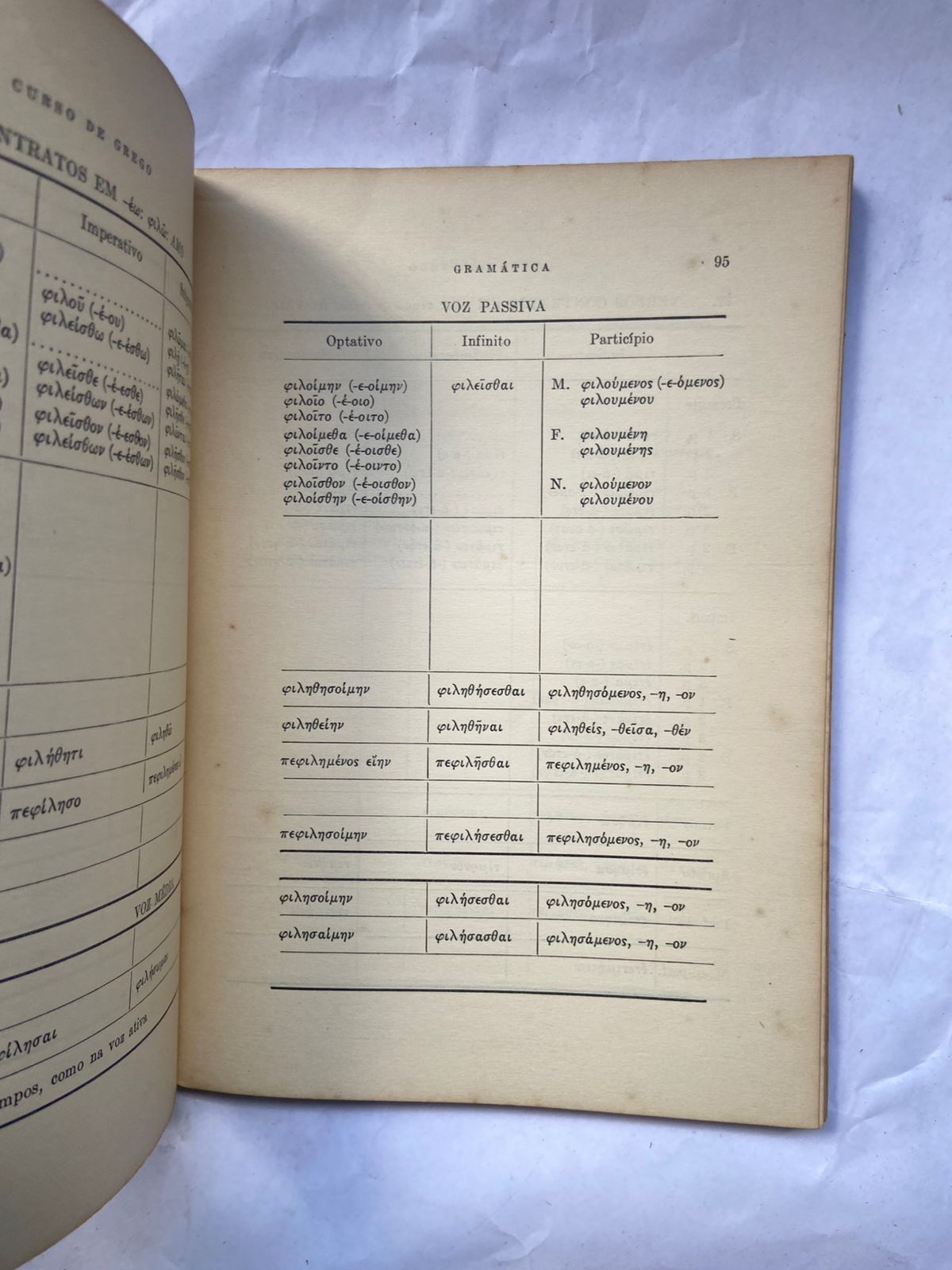 Livro Curso De Grego E Gramática 2 Edição Box 3 Vol 1957 (Usado)