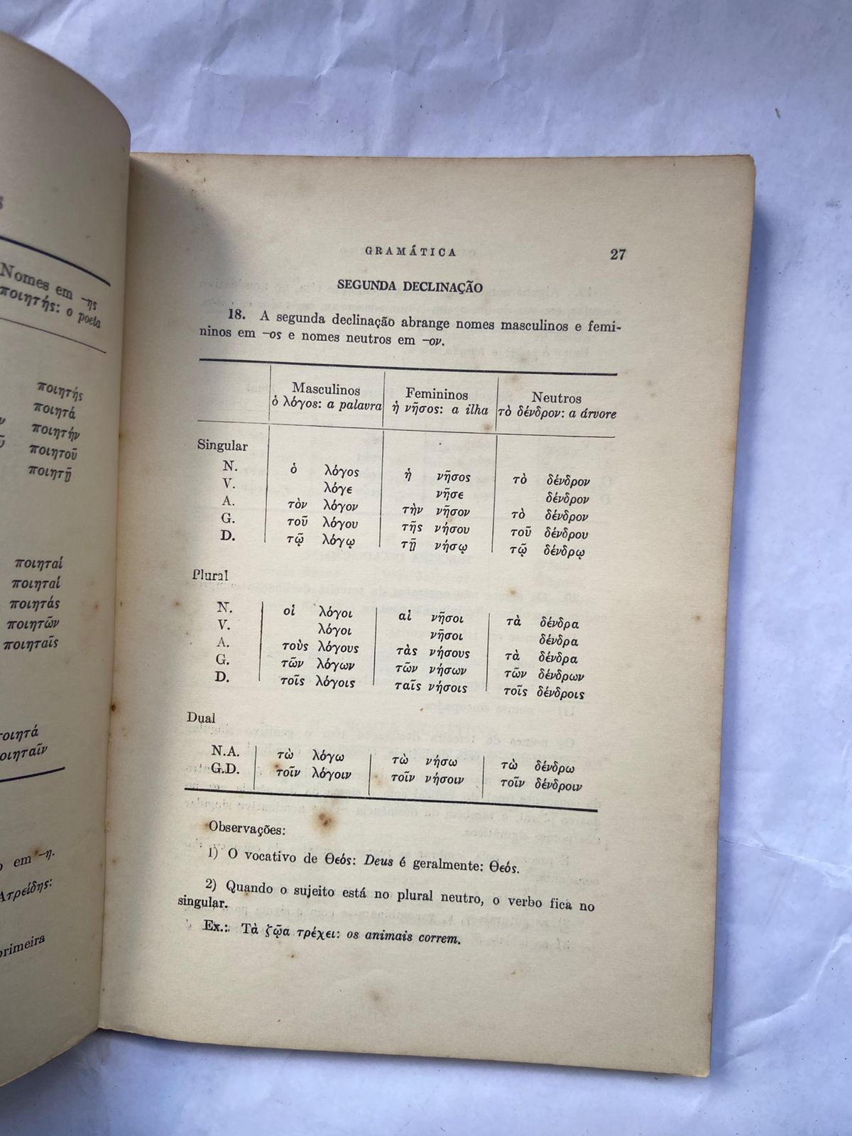 Livro Curso De Grego E Gramática 2 Edição Box 3 Vol 1957 (Usado)