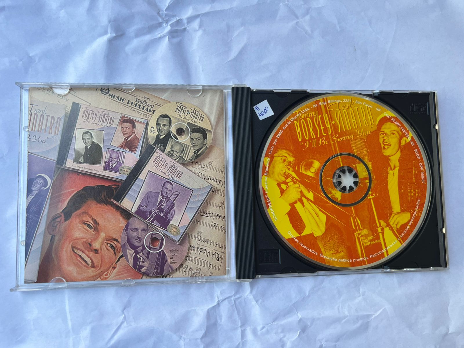 Cd Tommy Dorsey Frank Sinatra Ill Be Seeing You (Usado)