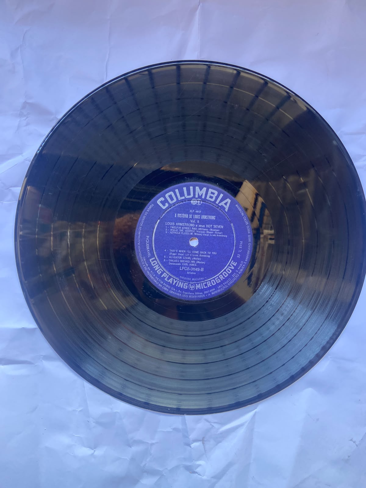 Lp Louis Armstrong E Seus Hot Seven Vol 2 (Usado)