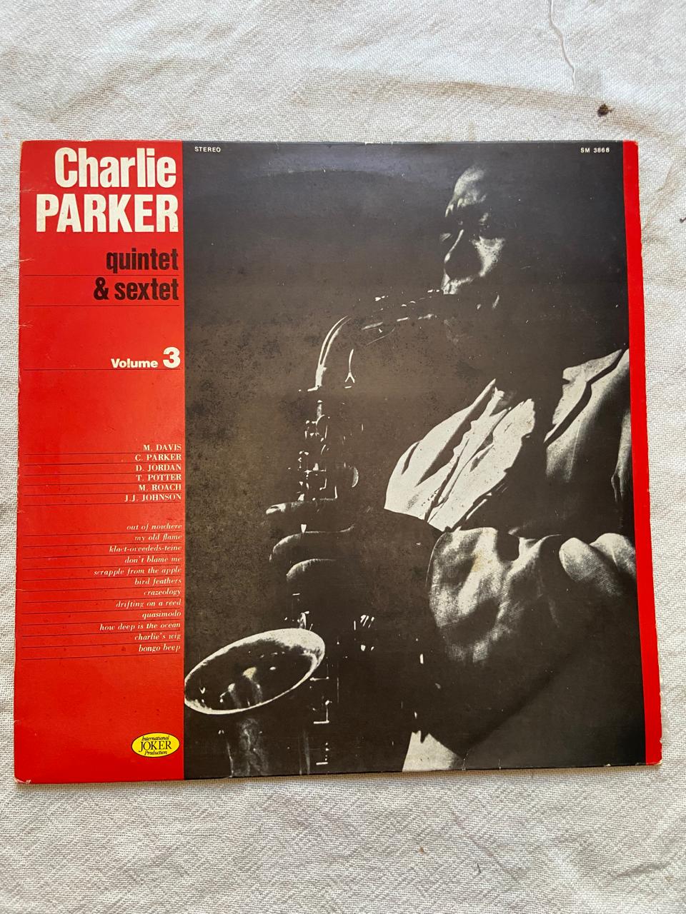 Lp Charlie Parker Quintet E Sextet 1980 Volume 3